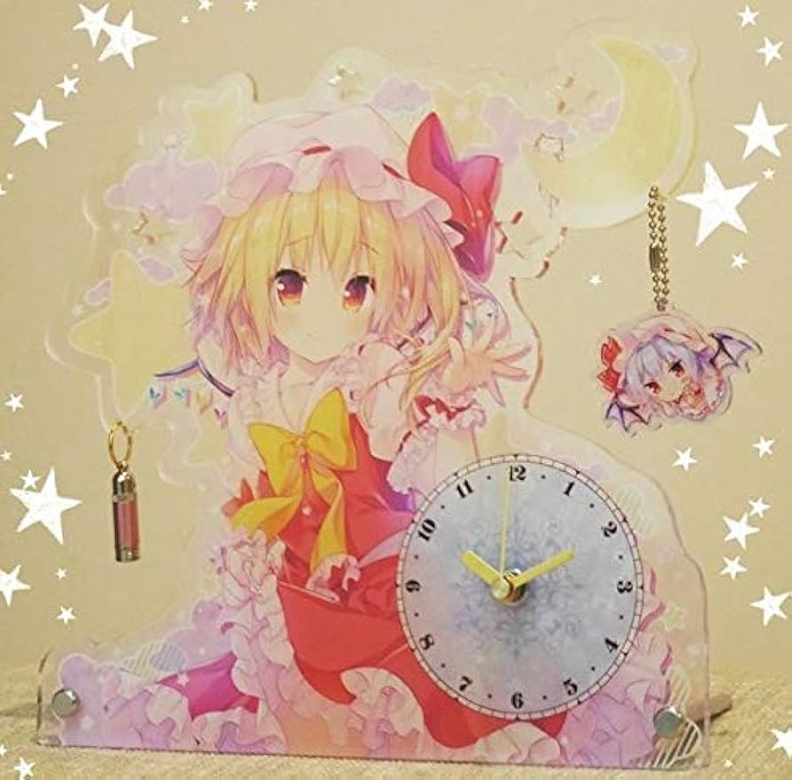 Amazon.co.jp: 東方 フランちゃん＆レミリア アクリルクロック